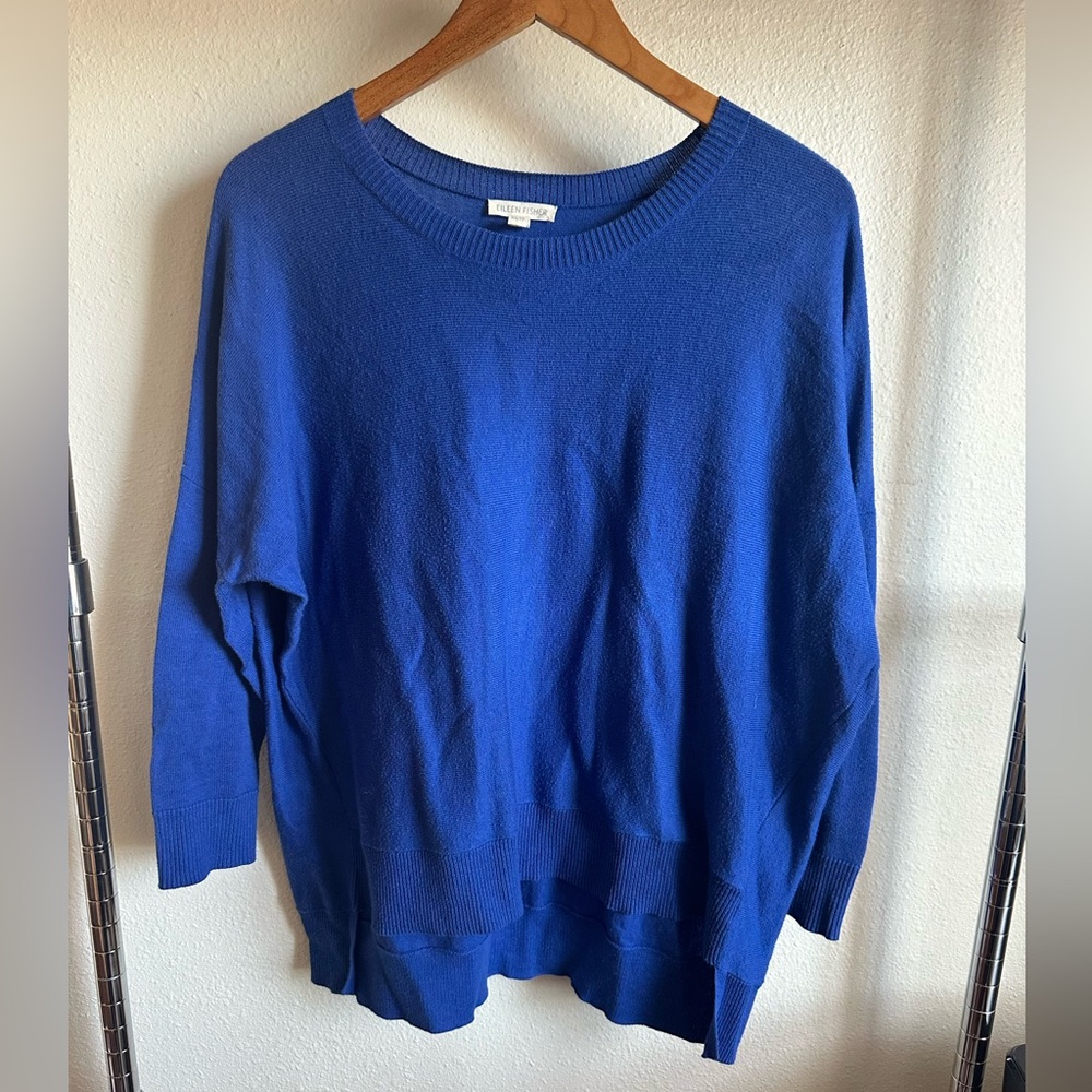 Eileen Fisher Blue Sweater